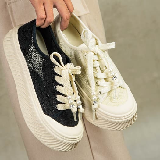 Thumbnail gambar ke-4 produk Pollux Bold WBB 61002 Sepatu Sneakers Wanita Kekinian | Sepatu Kasual | Sneakers Casual Kekinian