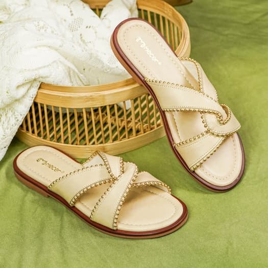 Thumbnail gambar ke-6 produk Mecer Daily WCS 22Y23 - Sandal Flat Wanita Kekinian | Sandal Teplek | Sandal Slip On Wanita