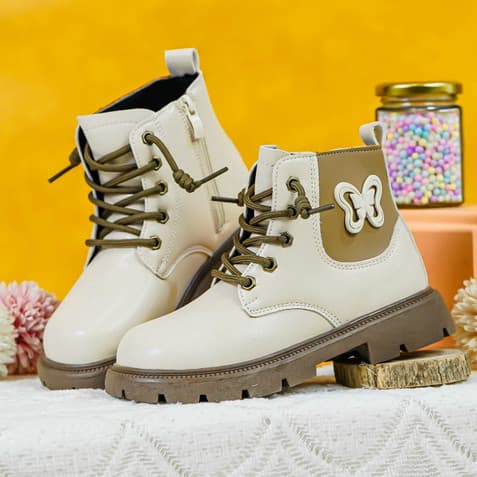 Gambar ke-7 produk Mecer Kids ARH92 Sepatu Boots Anak Perempuan | Kid Shoes | Sepatu Pesta Anak