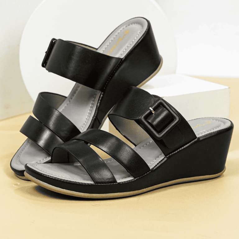 Gambar ke-7 produk Mecer WTX 2310 Wedges Wanita | Sandal Daily | Slip On Wanita