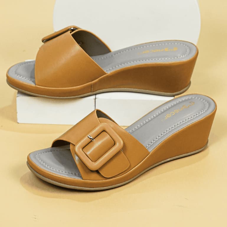 Gambar ke-7 produk Mecer WTX 234 Wedges Wanita | Sandal Daily | Slip On Wanita