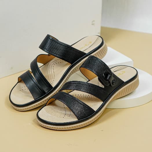 Gambar ke-10 produk Mecer WTX 0619 Sandal Flat | Sandal Daily | Sandal Slip On Wanita