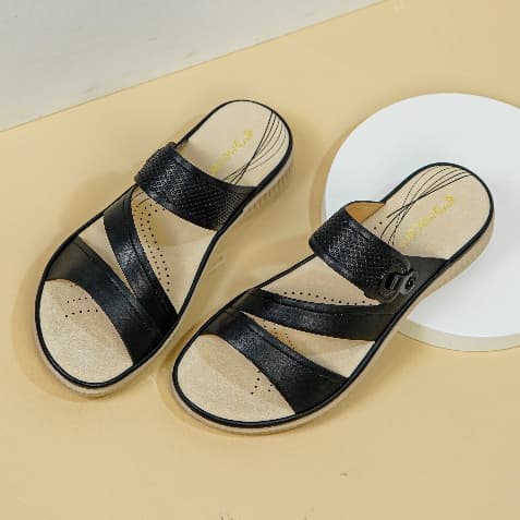 Gambar ke-10 produk Mecer WTX 0619 Sandal Flat | Sandal Daily | Sandal Slip On Wanita