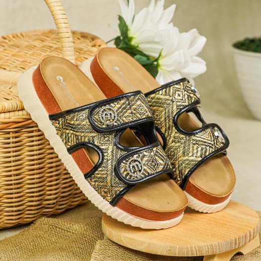 Gambar ke-9 produk Mecer Daily WWH 6282- Sandal Flat Wanita Kekinian | Sandal Daily | Sandal Slip On Wanita