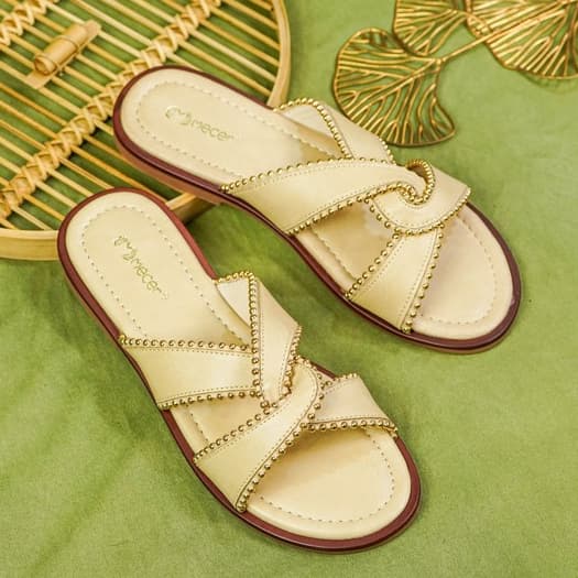 Gambar ke-9 produk Mecer Daily WCS 22Y23 - Sandal Flat Wanita Kekinian | Sandal Teplek | Sandal Slip On Wanita