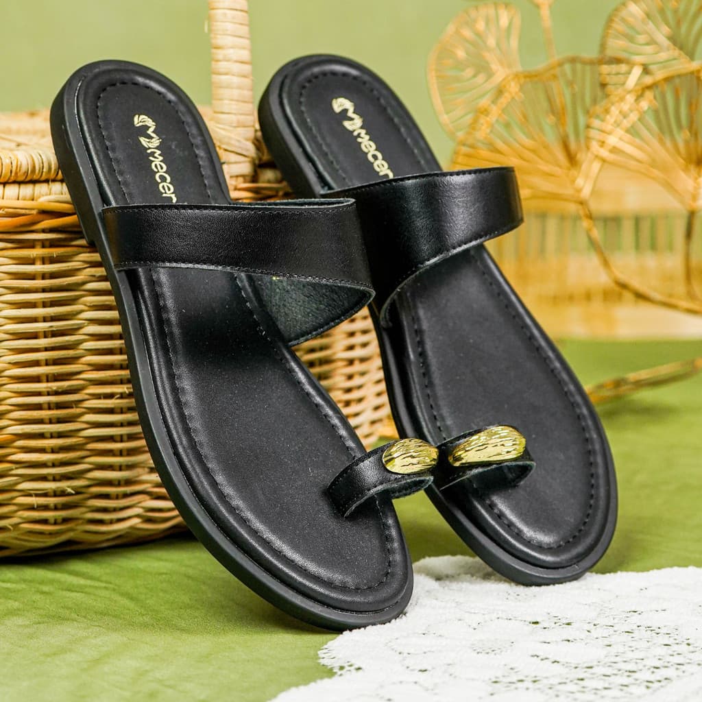 Gambar produk Mecer Daily WCS 22Y14 - Sandal Flat Wanita Kekinian | Sandal Teplek | Sandal Slip On Wanita