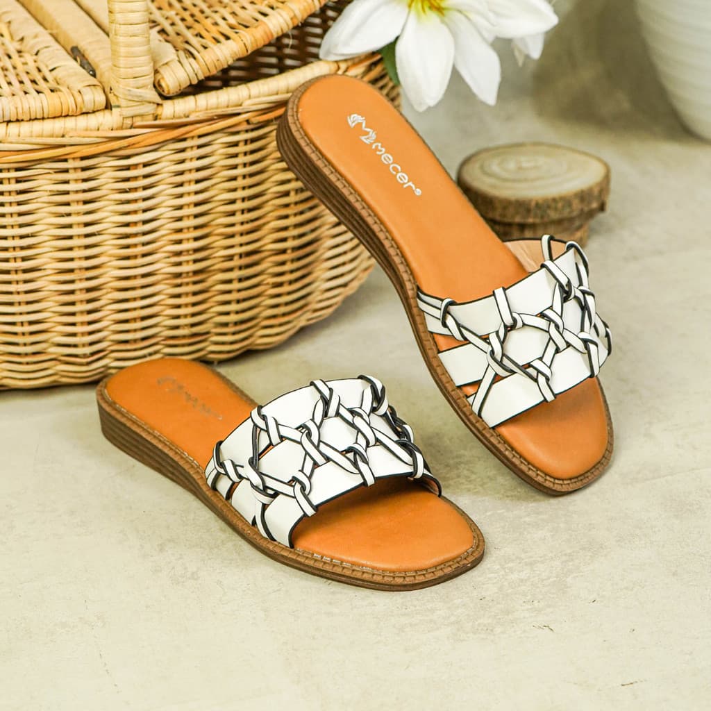 Thumbnail gambar ke-2 produk Mecer Daily WWH 59213 - Sandal Teplek Wanita Kekinian | Sandal Daily | Sandal Slip On Wanita