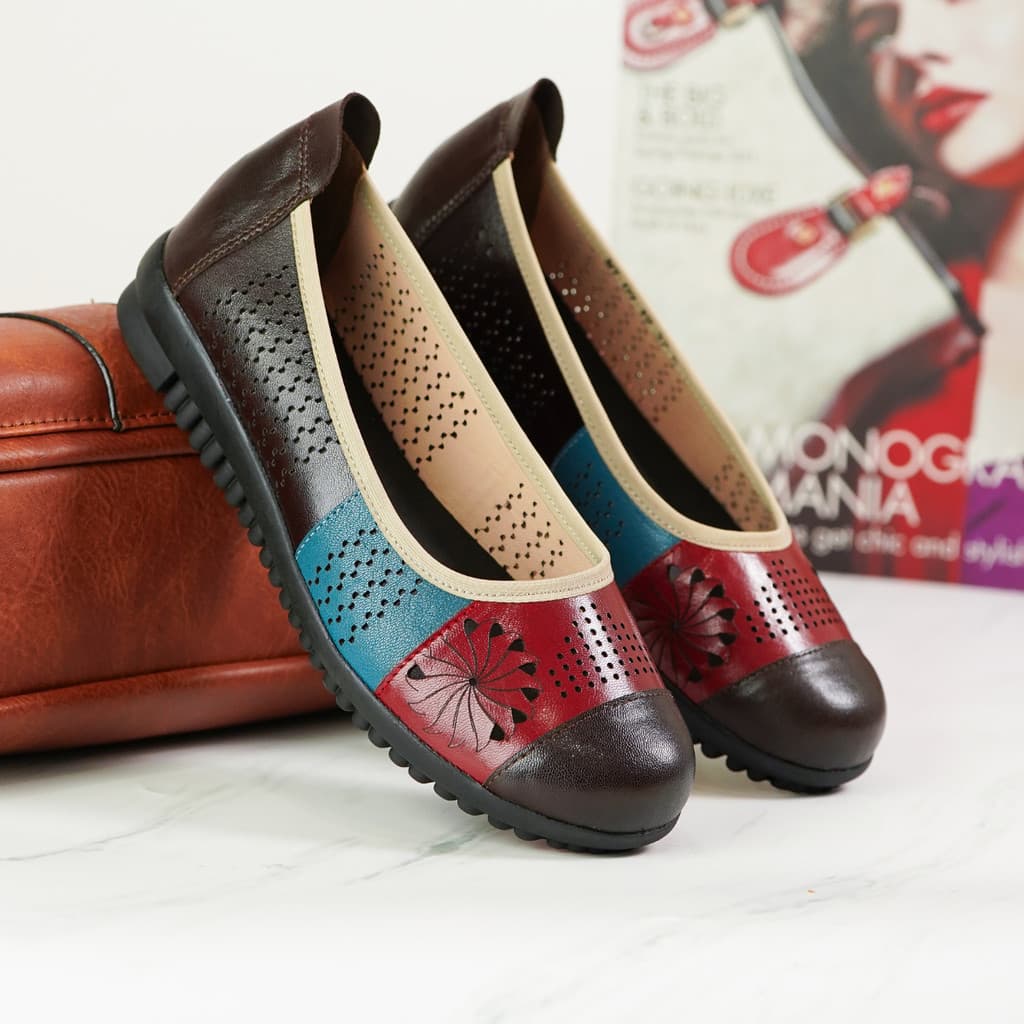 Gambar ke-1 produk Pollux Monday WPOMT 09 Flat Shoes Pantofel Wanita Kerja Kekinian