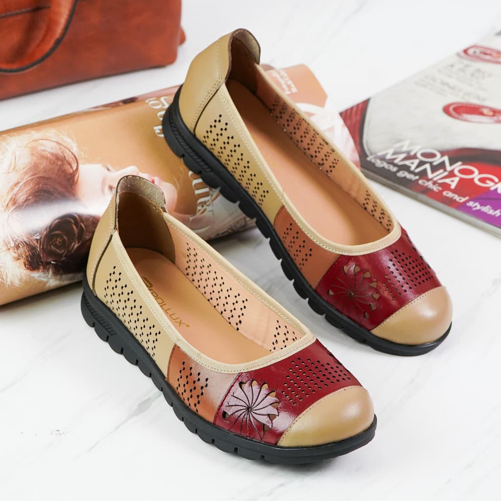 Gambar produk Pollux Monday WPOEY 02 Flat Shoes Pantofel Wanita Kerja Kekinian