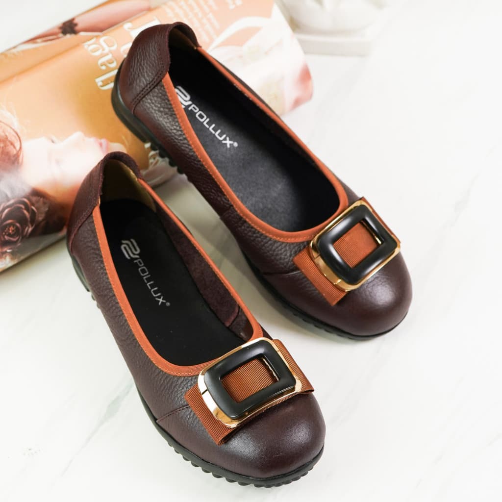 Gambar ke-8 produk Pollux Monday WPOMT 04 - Flat Shoes Pantofel Wanita | Sepatu Kerja Wanita | Sepatu Kantor