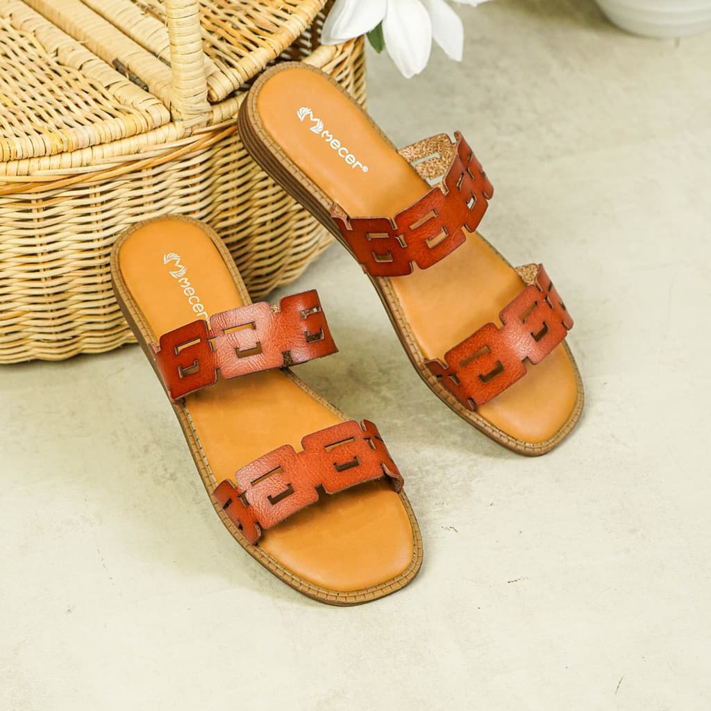 Gambar ke-9 produk Mecer Daily WWH 1736 - Sandal Flat Wanita Selop - Sendal Teplek Wanita - Sendal Wanita