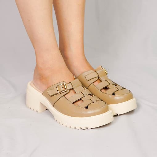 Gambar ke-8 produk Pollux Bold WPOLU 04 - Chunky Sandals With Leather Upper And Double Insoles