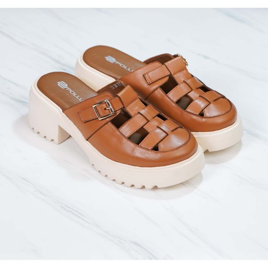 Gambar ke-8 produk Pollux Bold WPOLU 04 - Chunky Sandals With Leather Upper And Double Insoles