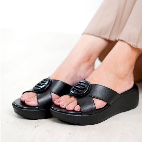 Gambar ke-10 produk POLLUX DAILY WPODQ 26 - SANDAL WEDGES | WEDGES DAILY | SANDAL WANITA BAHAN KULIT