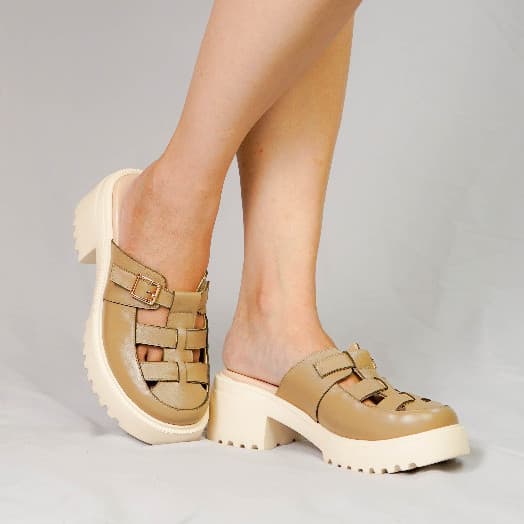 Gambar ke-8 produk Pollux Bold WPOLU 04 - Chunky Sandals With Leather Upper And Double Insoles