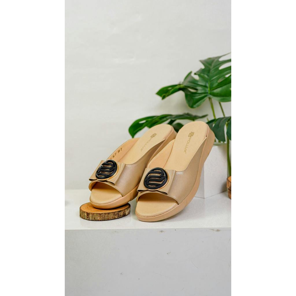 Thumbnail gambar ke-6 produk POLLUX WPOJQ 36 Sandal Wedges Wanita Kekinian | Wedges Pesta | Wedges Wanita Bahan KUlit