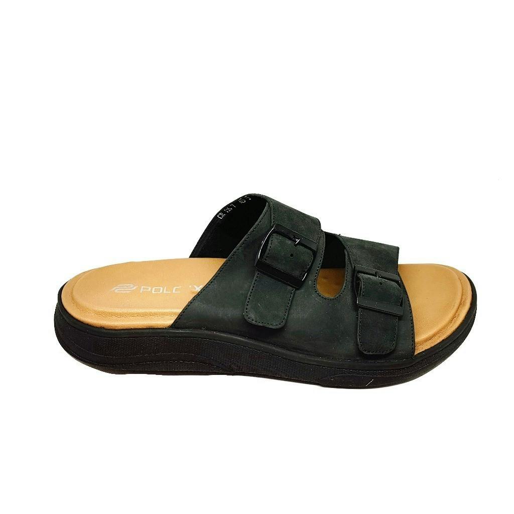 Gambar ke-1 produk SANDAL KULIT PRIA BAHAN KULIT ASLI - POLLUX PPOCR 06