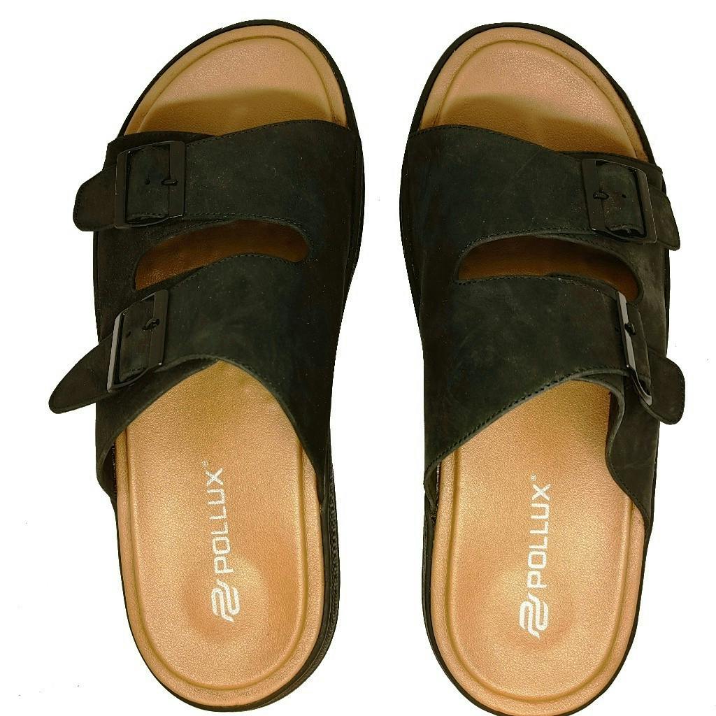 Gambar ke-1 produk SANDAL KULIT PRIA BAHAN KULIT ASLI - POLLUX PPOCR 06