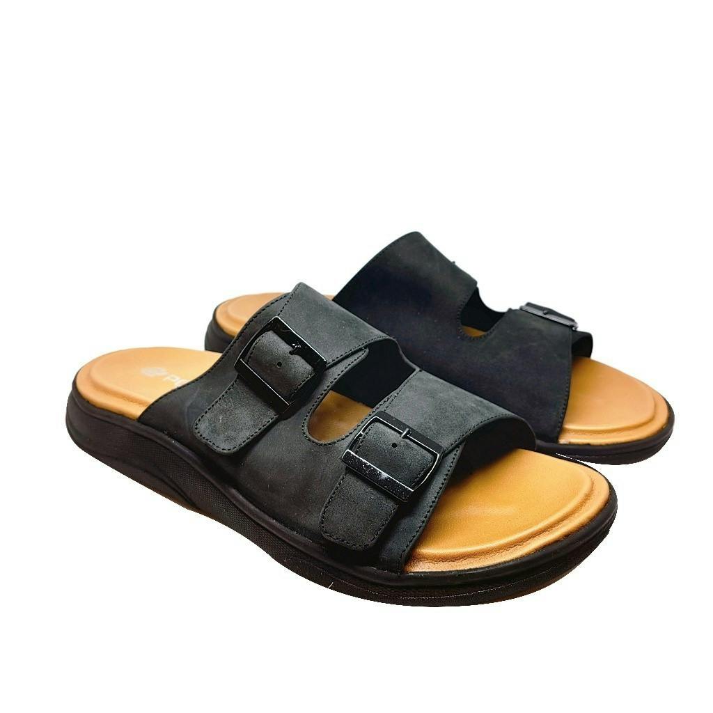 Gambar ke-1 produk SANDAL KULIT PRIA BAHAN KULIT ASLI - POLLUX PPOCR 06