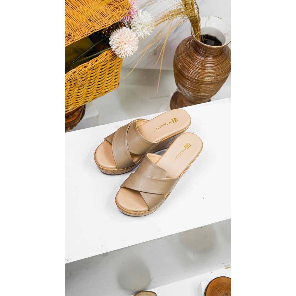 Thumbnail gambar ke-4 produk Pollux Bold WPOKT 32- Sandal Wedges | Sepatu Wedges | Wedges Pesta