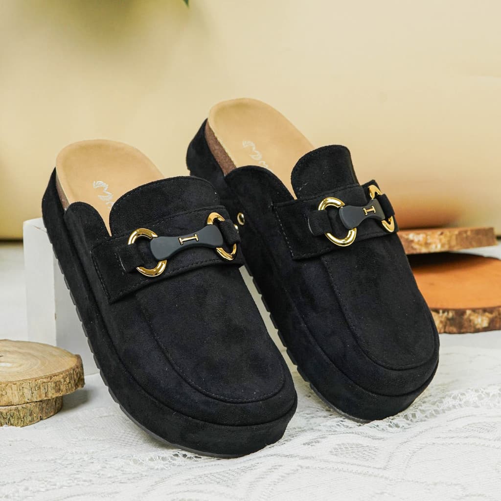 Gambar ke-9 produk Mecer Daily WWH 15112- Sandal Flat Wanita Kekinian | Sandal Daily | Sandal Slip On Wanita